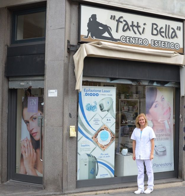 vetrina centro estetico epilazione laser FattiBella